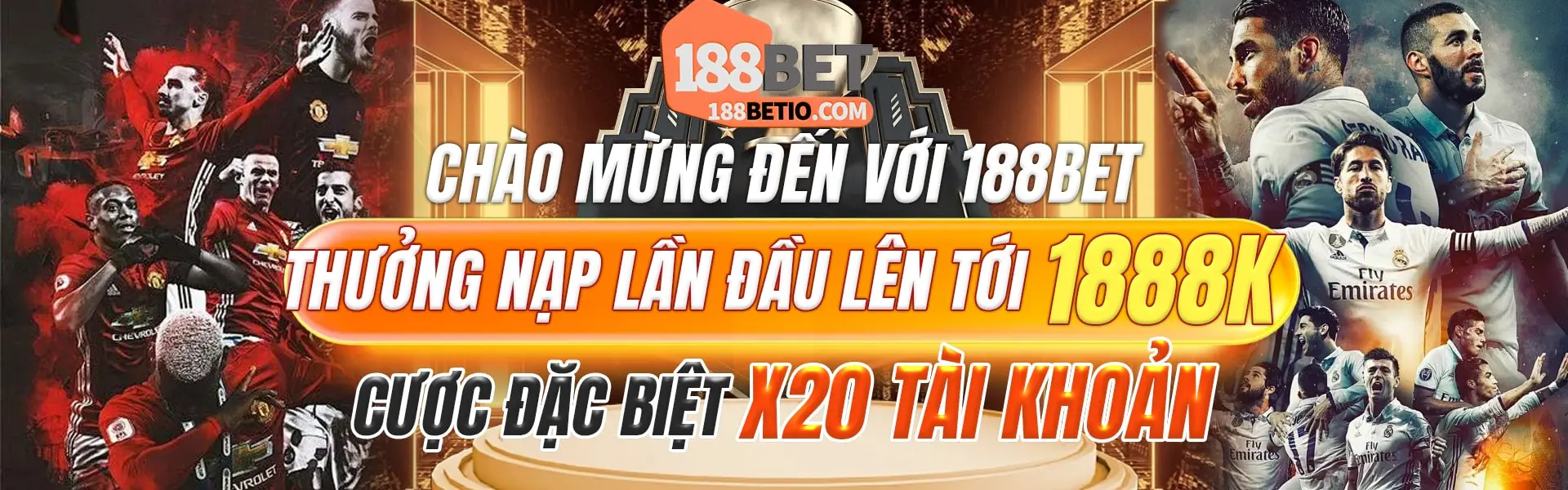 Trang chủ 1 chào mừng đến với 188bet thưởng nạp đầu lên tới 1888k